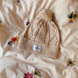 OBEY Oatmeal Knitted Pom Beanie